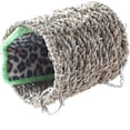thumbnail image 1 of Natural Sea Grass Hammock Play Tunnel Hanging Bed Toy House for Pet Rat Hamster guinea pig guinea pig chinchilla, 1 of 5