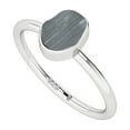 thumbnail image 1 of Natural Selenite Rough Shape Rings in Sterling Silver for Women, April, May Birthstone Jewelry for Her Birthday, Wedding Anniversary, Christmas, Mothers Day, 1 of 8