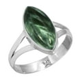 thumbnail image 1 of Natural Seraphinite Ring 925 Sterling Silver Handmade Jewelry, 1 of 6