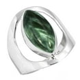 thumbnail image 1 of Natural Seraphinite Ring 925 Sterling Silver Handmade Jewelry, 1 of 6