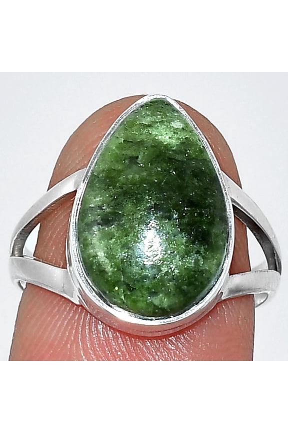 Natural Serpentine 925 Sterling Silver Ring s.7.5 Jewelry R-1002 SDR239954