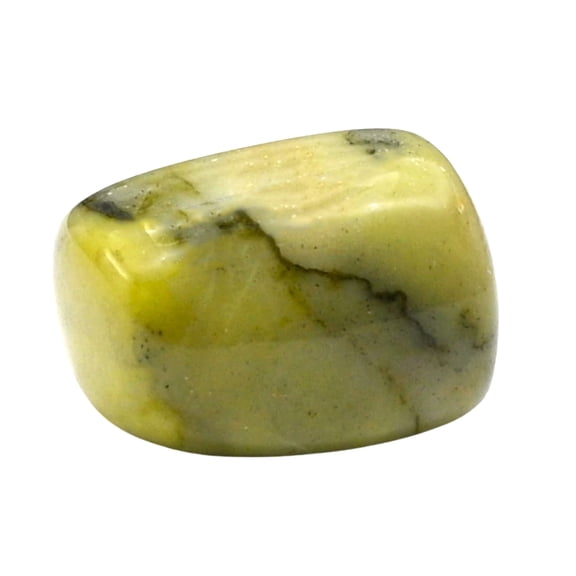 Natural Serpentine Tumbled Stones Polished Crystals for Dcor & Collection (1 Piece)