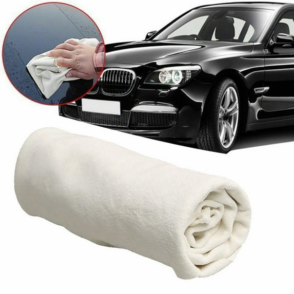Natural Shammy Chamois Leather Car Cleaning Towels Drying Washing Cloth 25*40cm