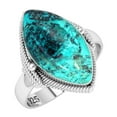 thumbnail image 1 of Natural Shattuckite Ring 925 Sterling Silver Handmade Jewelry, 1 of 10