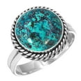 thumbnail image 1 of Natural Shattuckite Ring 925 Sterling Silver Handmade Jewelry, 1 of 6