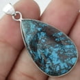 thumbnail image 1 of Natural Shattuckite - USA 925 Sterling Silver Pendant Jewelry SDP100442, 1 of 4