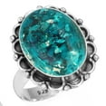 thumbnail image 1 of Natural Shattuckite Women Jewelry 925 Sterling Silver Ring, 1 of 6