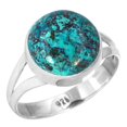thumbnail image 1 of Natural Shattuckite Women Jewelry 925 Sterling Silver Ring, 1 of 6
