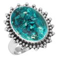 thumbnail image 1 of Natural Shattuckite Women Jewelry 925 Sterling Silver Ring, 1 of 6