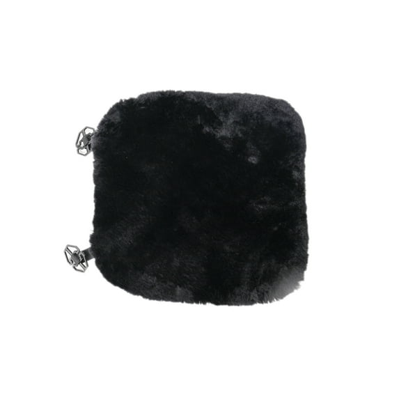 Natural Auto Sheepskin Seat Pad | Black