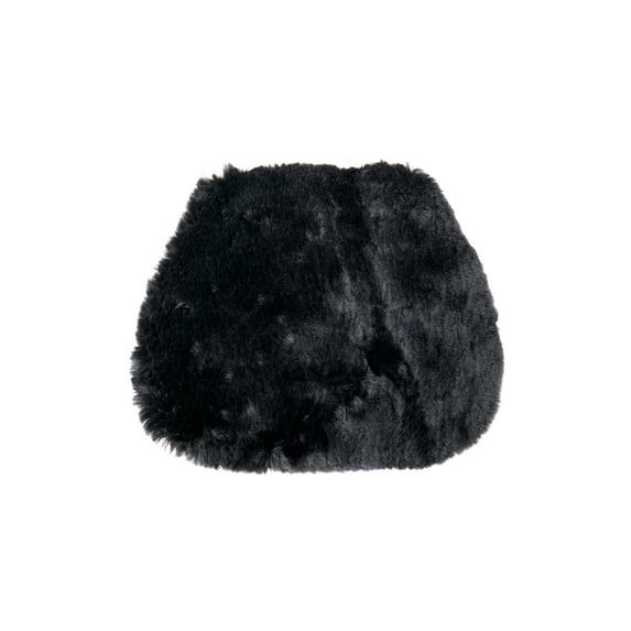 Natural Moto Sheepskin Seat Pad | Black
