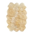 thumbnail image 1 of Natural Sheepskin Rug 5x6 Zealand Wool Plush, 1 of 4