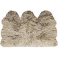 thumbnail image 1 of Natural New Zealand Sheepskin Trio Rug | Taupe | 3'x5', 1 of 4