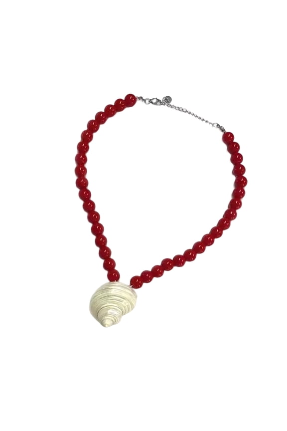 Natural Shell Bead Necklace Unique Ocean Clavicle Chain Jewelry Lightweight Gift