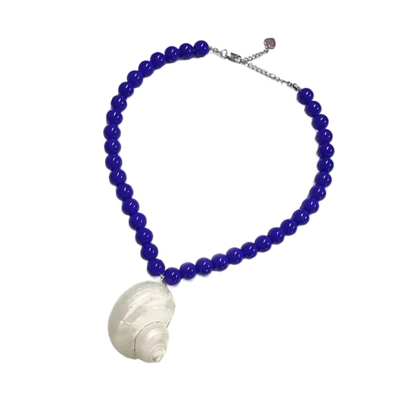 Natural Shell Bead Necklace Unique Ocean Clavicle Chain Jewelry Lightweight Gift