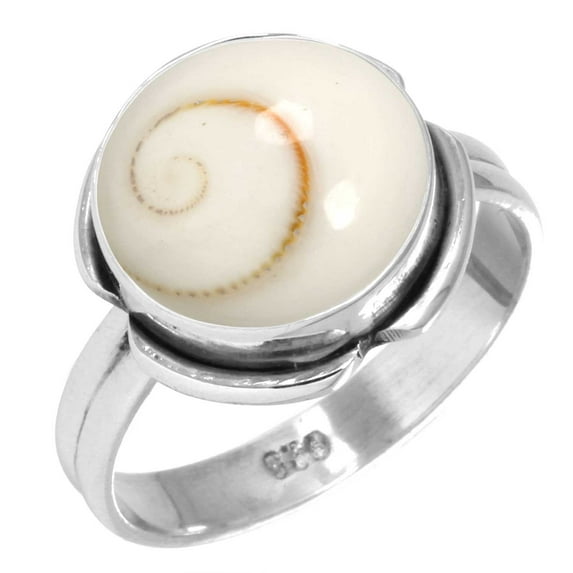 Natural Shiva Eye Ring 925 Sterling Silver Handmade Jewelry