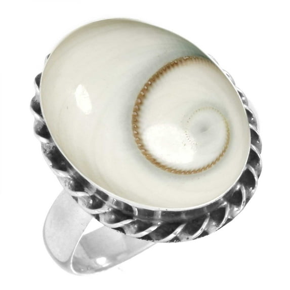 Natural Shiva Eye Ring 925 Sterling Silver Handmade Jewelry