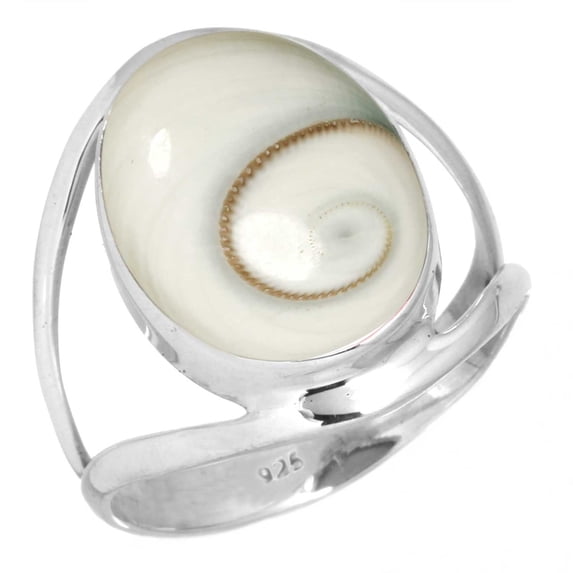 Natural Shiva Eye Ring 925 Sterling Silver Handmade Jewelry