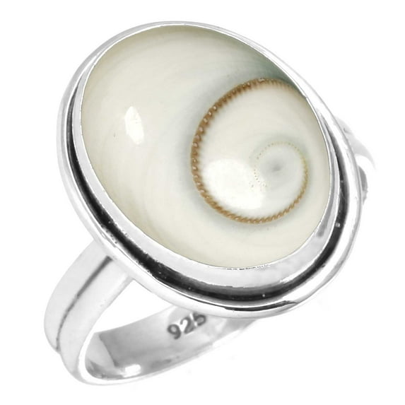 Natural Shiva Eye Women Jewelry 925 Sterling Silver Ring