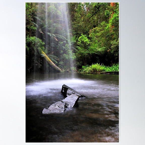 Natural Shower Poster Wall Art, Modern Wall Decor For Living Room Bedroom, 8x12 UNFRAMED