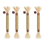 Natural Silvervine Chew Stick Made From Raffia For Healthy Play, Natural Vine Teething Toy For Cats, Safe Pet Chew To Clean Teeth Reduce Tartar, Stress Relief Anxiety Cat Chew