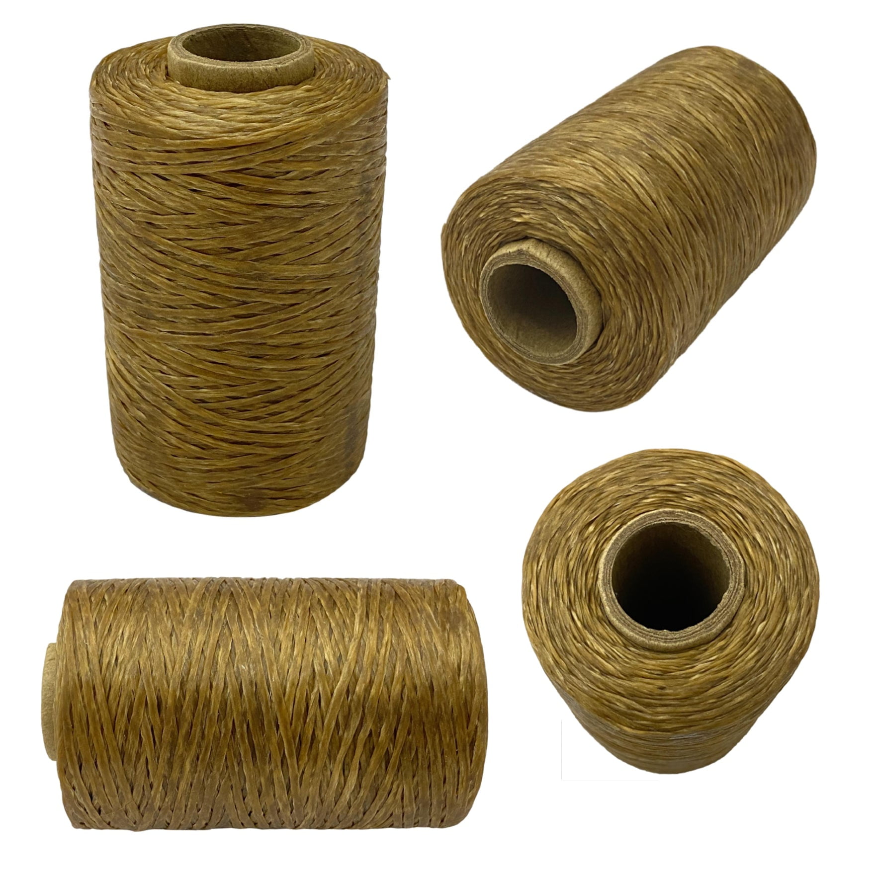 Natural Simulated Sinew Spool - 300 yards - Varied Browns