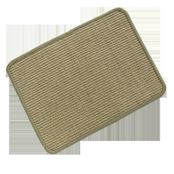 Natural Sisal Cat Scratch Rug 12x16in – Floor Scratcher for Claw Care & Furniture Protection (C)
