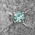 thumbnail image 1 of Natural Sky Blue Topaz 925 Sterling Silver Ring s.7.5 Jewelry DGR1115_A_7.5 R-1244, 1 of 7