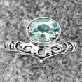 thumbnail image 1 of Natural Sky Blue Topaz 925 Sterling Silver Ring s.8.5 Jewelry DGR1121_B_8.5 R-1046, 1 of 7