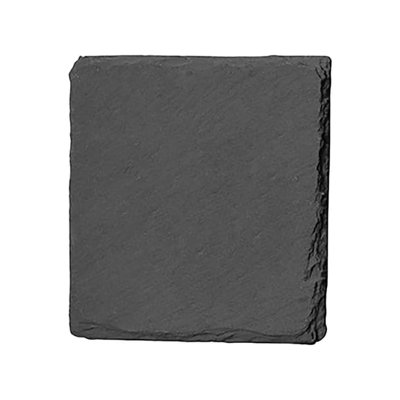 Natural Slate Stone Coasters Set, Assorted Shapes Round Heart Square Hexagon Drink Mats, Stone Table Protection for Home Bar Decor