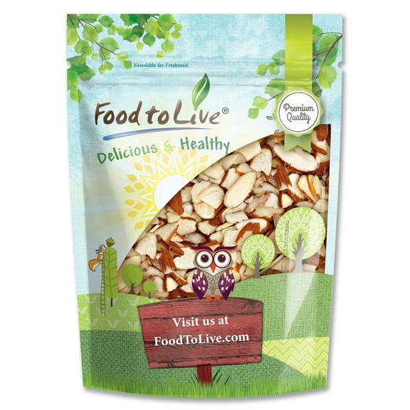 Natural Sliced Almonds, 2 Pounds  Kosher, Raw, Vegan  by Food to Live