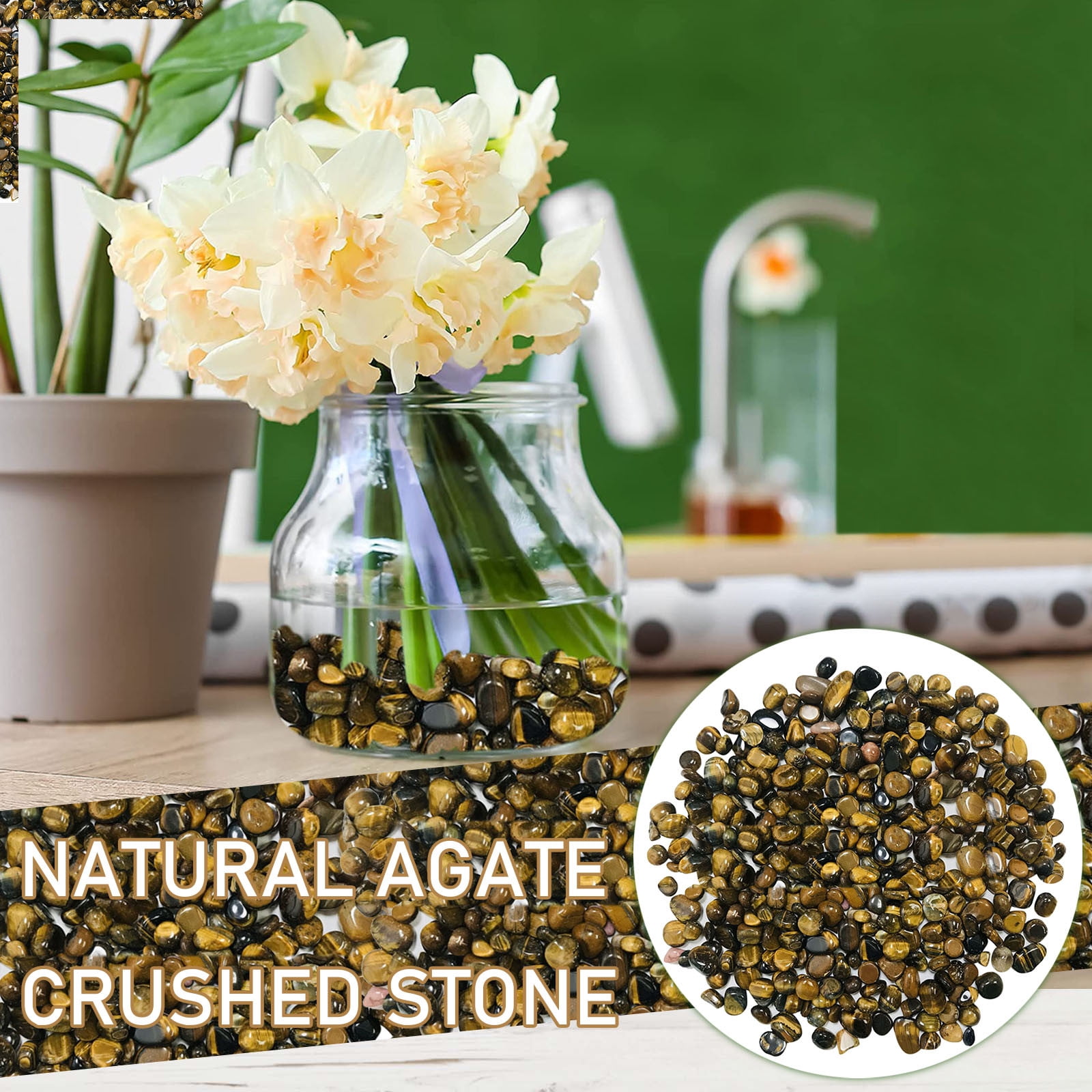 Natural Small Grain Polished Gravel Decorative River Stone Ornamental