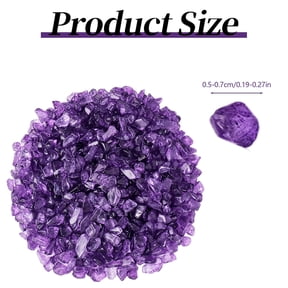Natural Small Grain Polished Gravel, Decorative River Stone, Smooth Ornamental Rocks, Practical Aquarium Gravel for Potted Plants, Bonsai, Green Plant Cultivation Indoor Scene Decor,Purple