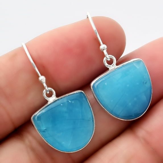 Natural Smithsonite 925 Sterling Silver Earrings Jewelry E-1001 SDE88080