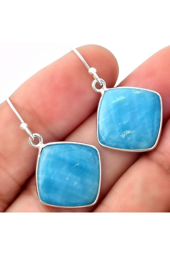 Natural Smithsonite 925 Sterling Silver Earrings Jewelry SDE53153