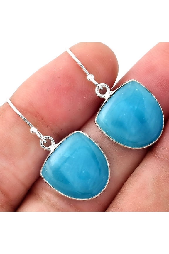 Natural Smithsonite 925 Sterling Silver Earrings Jewelry SDE53217
