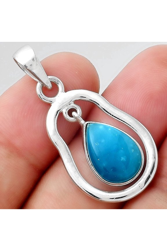 Natural Smithsonite 925 Sterling Silver Pendant Jewelry P-1171 SDP156358
