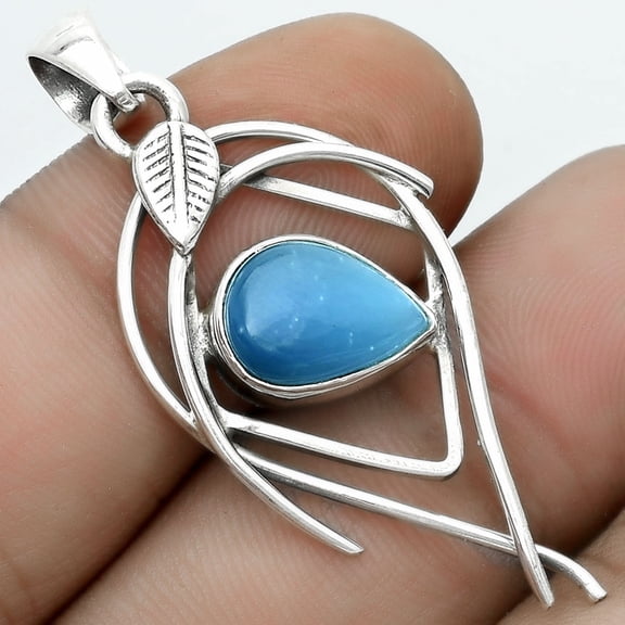 Natural Smithsonite 925 Sterling Silver Pendant Jewelry P-1504 SDP123774