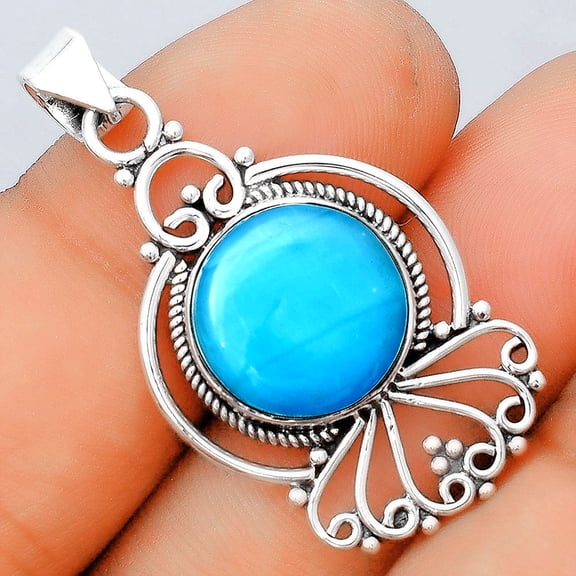 Natural Smithsonite 925 Sterling Silver Pendant Jewelry P-1544 SDP155881