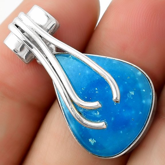 Natural Smithsonite 925 Sterling Silver Pendant Jewelry P-1675 SDP109583