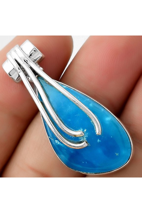 Natural Smithsonite 925 Sterling Silver Pendant Jewelry P-1675 SDP109587