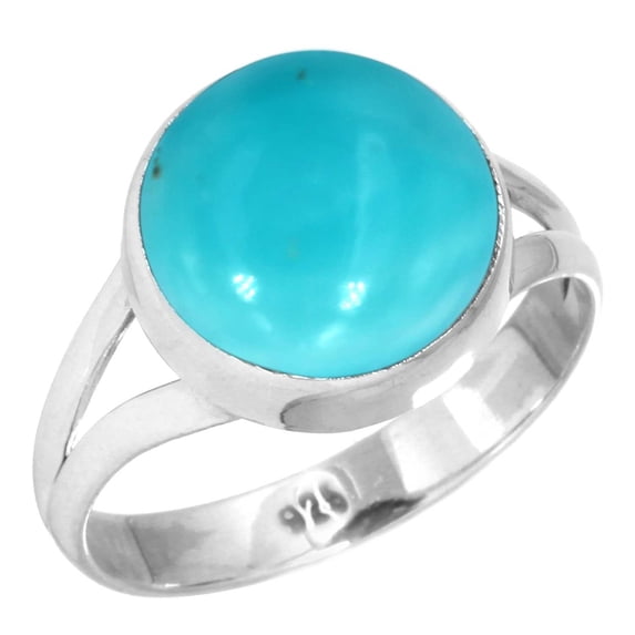 Natural Smithsonite Ring 925 Sterling Silver Handmade Jewelry