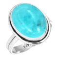 thumbnail image 1 of Natural Smithsonite Ring 925 Sterling Silver Handmade Jewelry, 1 of 6