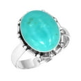 thumbnail image 1 of Natural Smithsonite Women Jewelry 925 Sterling Silver Ring, 1 of 6