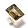 thumbnail image 1 of Natural Smoky Quartz Gemstone Handmade 925 Sterling Silver Jewelry Ring S.6, 1 of 2