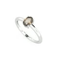thumbnail image 1 of Natural Smoky Quartz Oval Shape Rings in Sterling Silver for Women, November Birthstone Jewelry for Her Birthday, Wedding Anniversary, Christmas, Mothers Day, 1 of 8