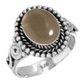 thumbnail image 1 of Natural Smoky Topaz Women Jewelry 925 Sterling Silver Ring, 1 of 5