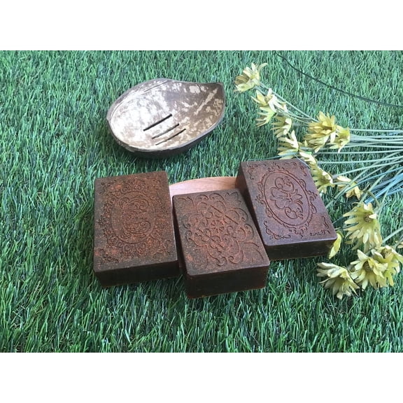 Natural Soap Bar ;Organic Soap Bar ; Ubtan Soap Bar; Ayurvedic Spa Bar ; Sandalwood & Organic Spa Bar ; Natural Soap for Acne & Sensitive Skin ; Soap Bar for face Wash (Pack of 2)