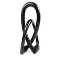 thumbnail image 1 of Natural Soapstone 10-inch Lovers Knot in Black Smolart, 1 of 3