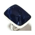 thumbnail image 1 of Natural Sodalite Gemstone Handmade 925 Sterling Silver Gift Ring Size 6, 1 of 2